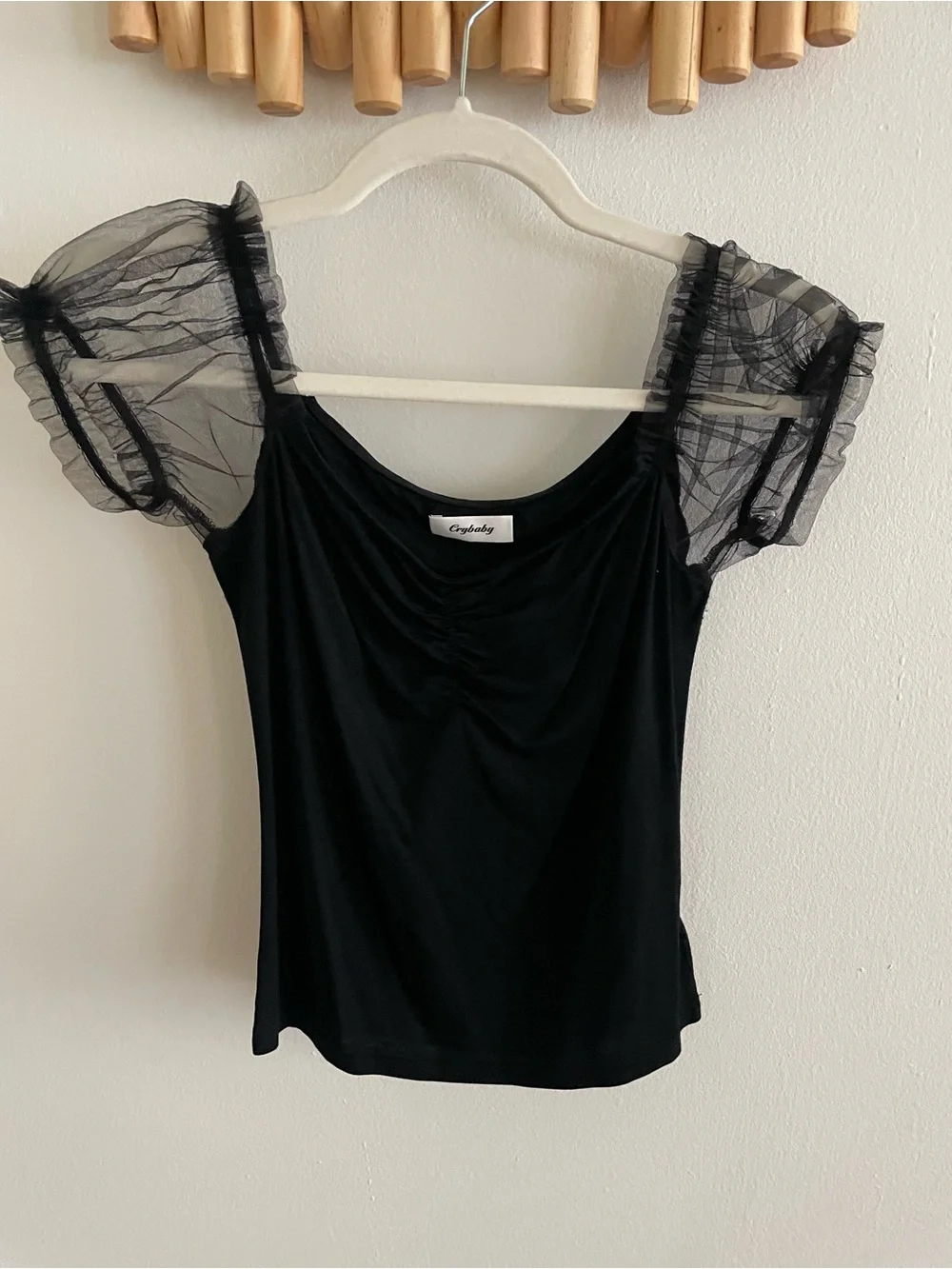 Super Cute Black Top - Size S, only worn once